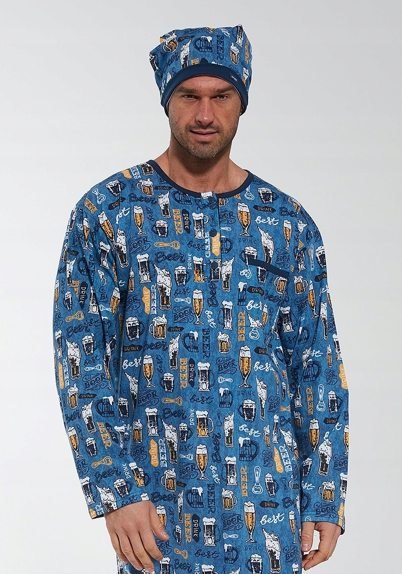 KOSZULA NOCNA CORNETTE 110/12 SZLAFMYCA PIWO M Rozmiar M