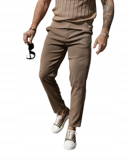 Spodnie męskie Olavoga Lorenzo 2026 beżowe L