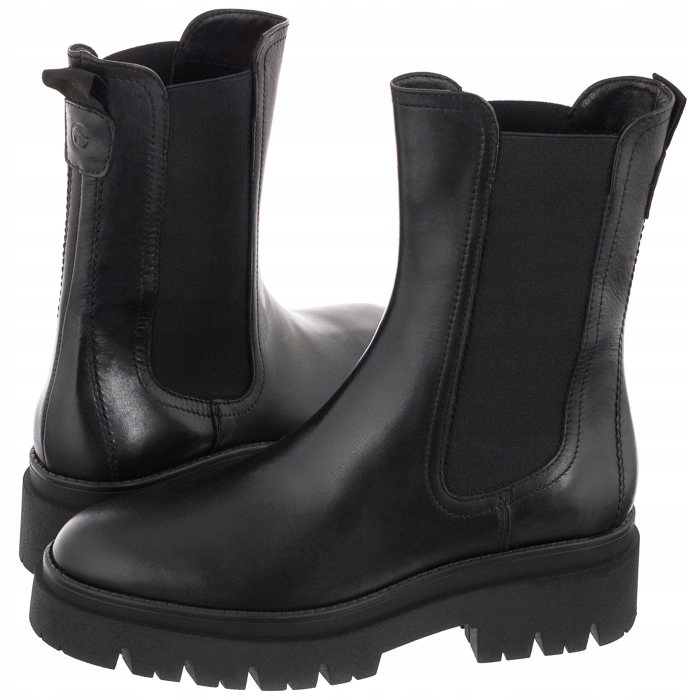 

Buty Damskie Botki Tamaris Czarne 1-25992-29 Black
