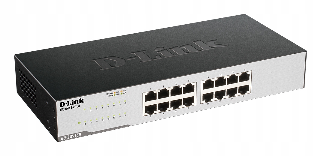 D-Link GO-SW-16G 16-Port Gigabit Desktop Switch