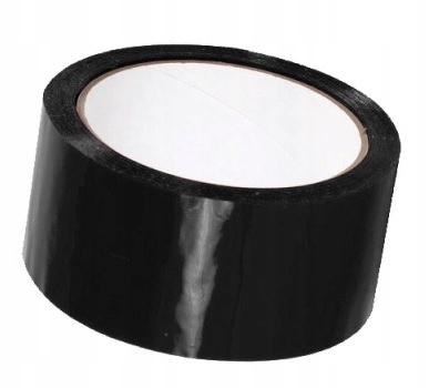 

36x Taśma Pakowa Klejąca Czarna 48/50 Black