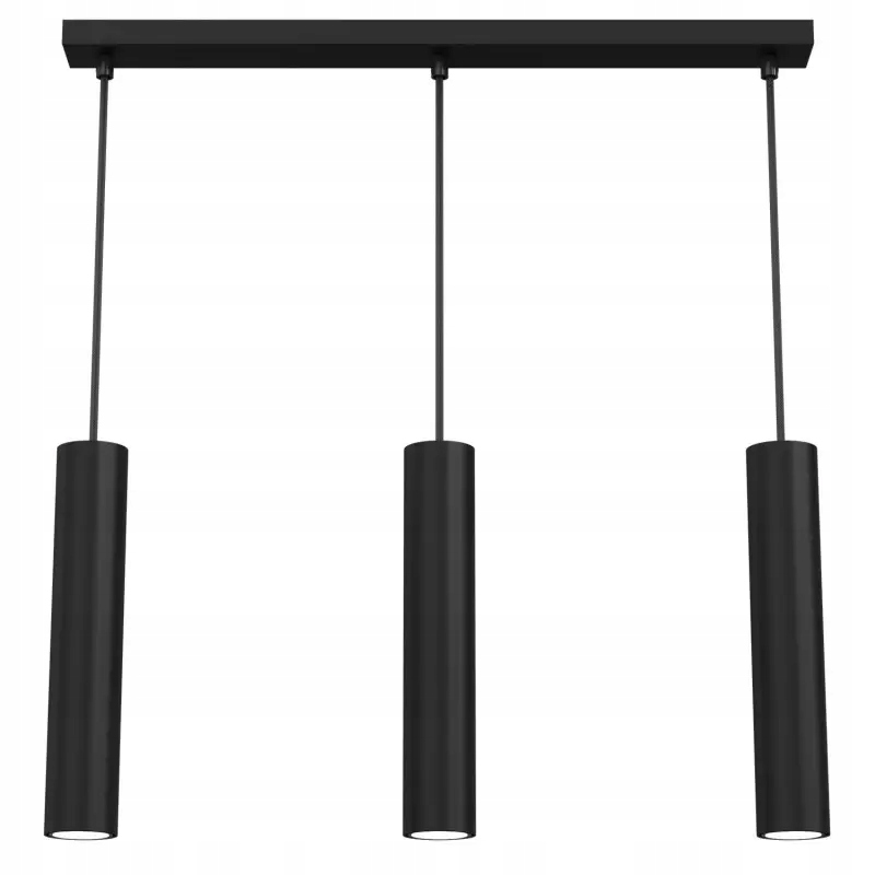 Závesná lampa Luminex Raito čierna 3xGU10 8W Moderný luster Loft