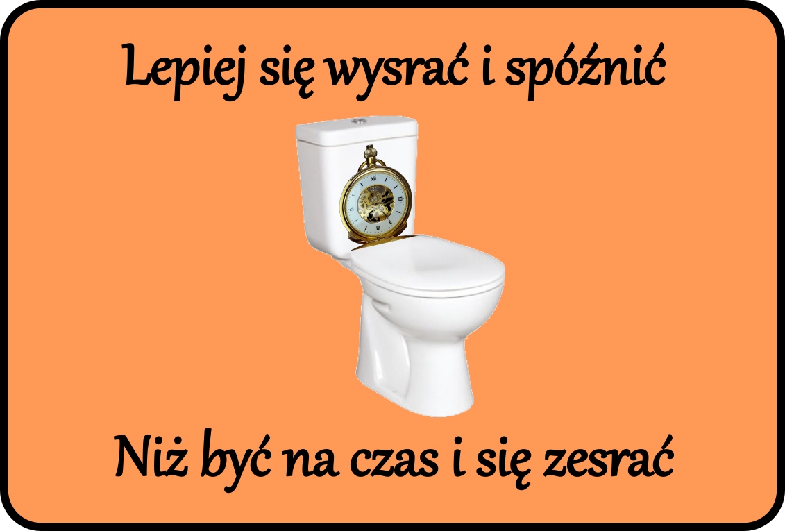 

Magnes na lodówkę śmieszny kibel