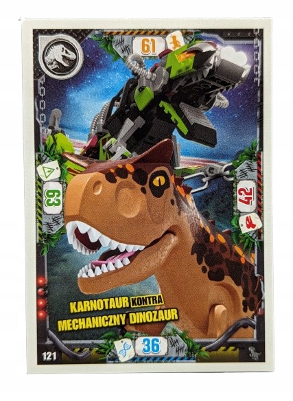 Karta Lego Jurassic World Seria 3 Numer 121