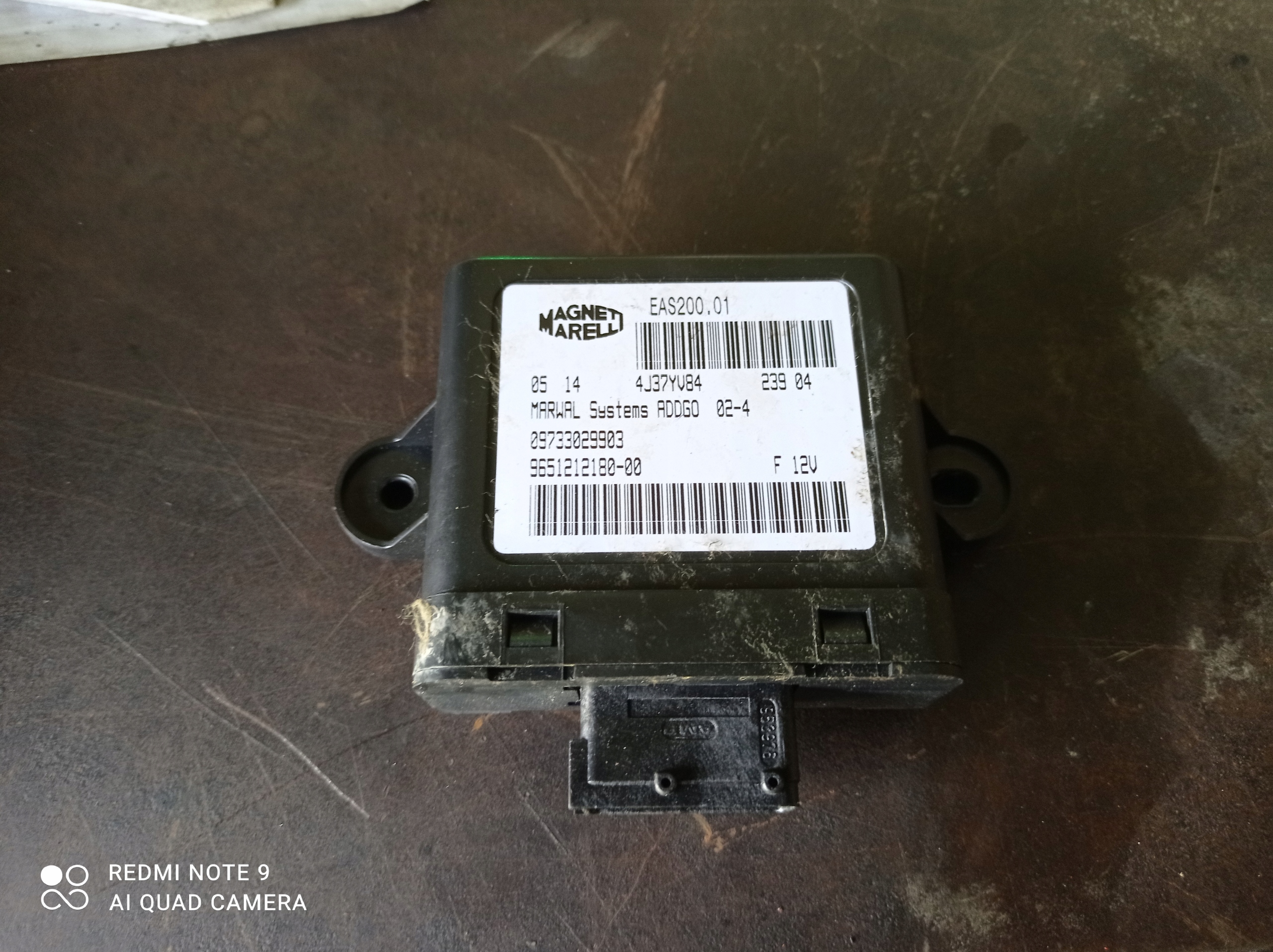 PEUGEOT CITROEN - Module POMPY 9651212180