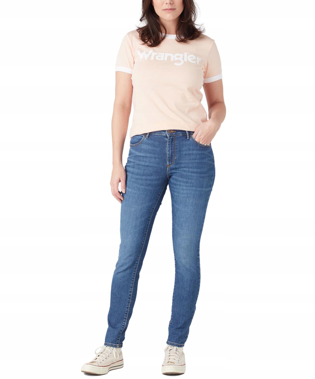 Jeansy Wrangler Skinny W28KCL43H W 26 / L 30 Rozmiar 26/30