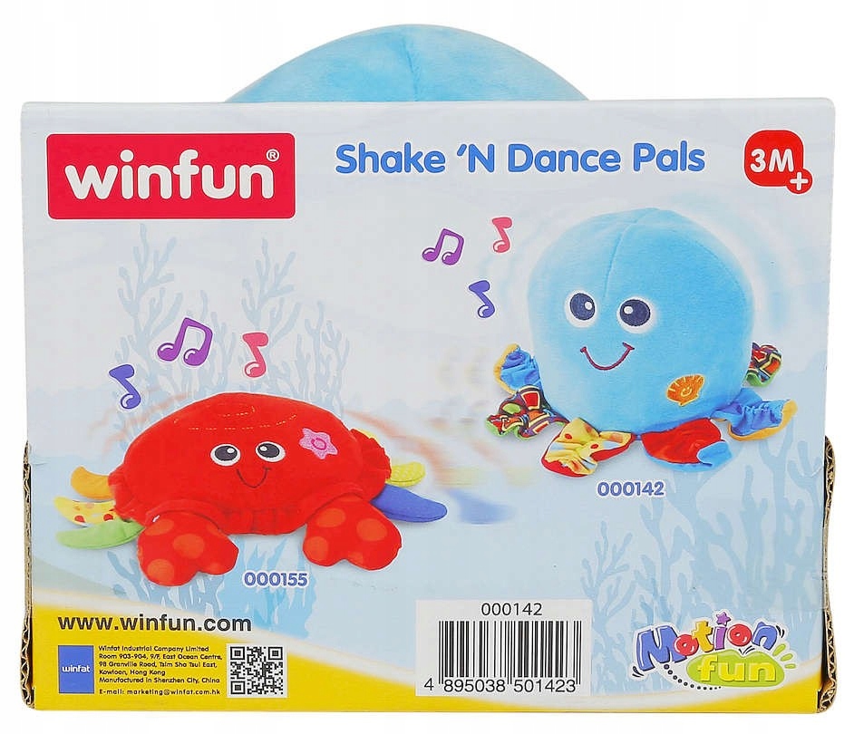 SMILY PLAY OŚMIORNICA TAŃCZĘ I WIBRUJĘ Wiek dziecka 3 m +