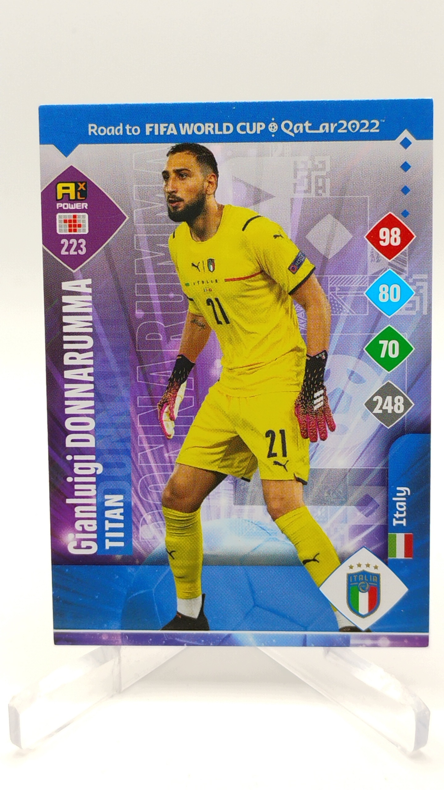 Panini Road To World Cup 2022 Qatar Titan 223 Gianluigi Donnarumma Włochy