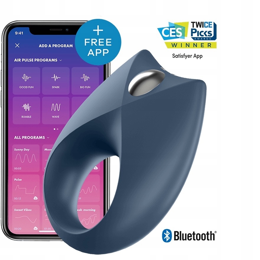 

Pierścień z aplikacją Satisfyer Royal One Ring