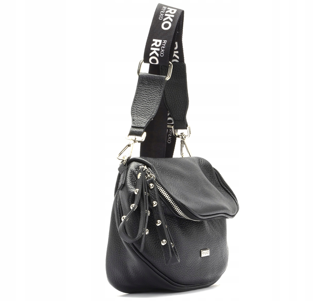 

Torebka Ryłko R40335TB czarna, skóra New