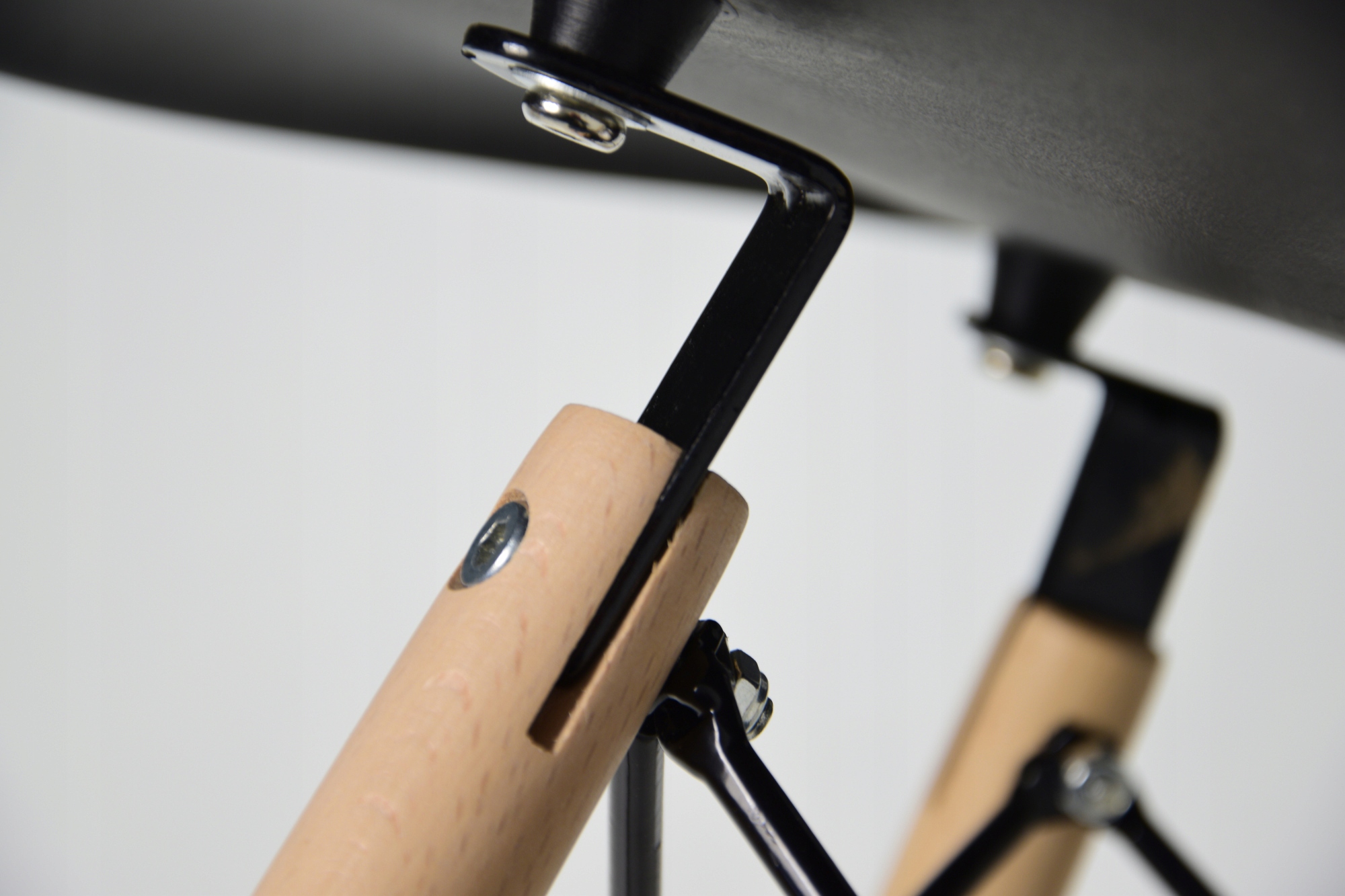 DESIGNERSKI stół okrągły 100 cm + 4 CZARNE krzesła Marka Ada-meble