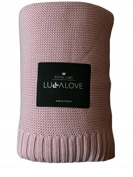 Bambusowy kocyk Candy Pink 80x100 cm Lullalove