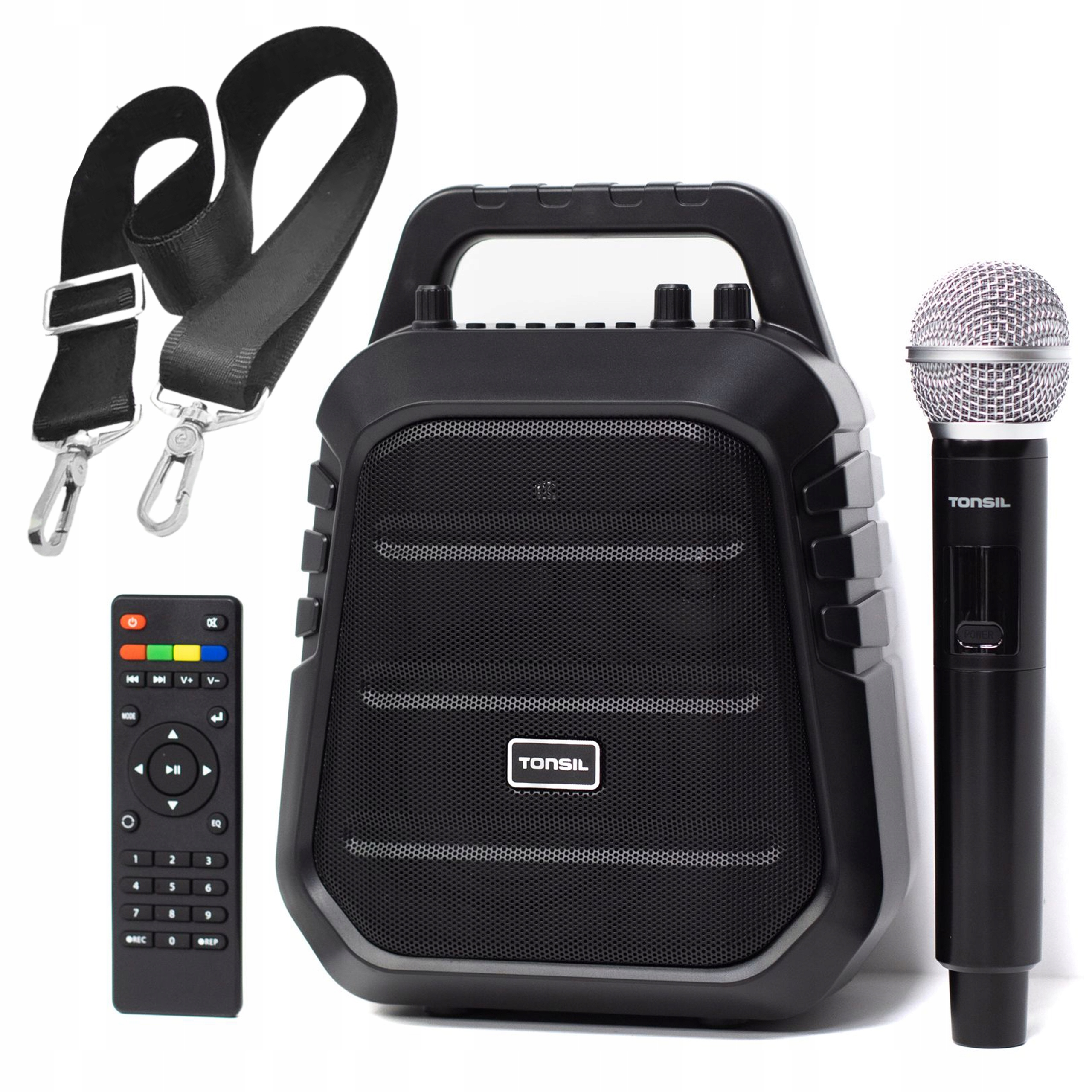 Přenosný bezdrátový reproduktor Tonsil Zp 8 Bt MP3 Usb Aux Mikrofon Popruh