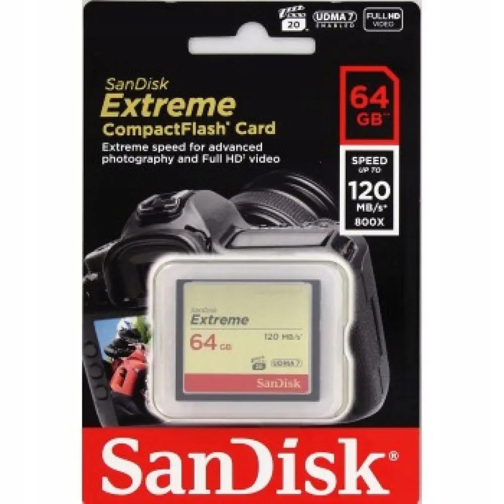 Karta pamięci CompactFlash SanDisk Extreme 64 Gb