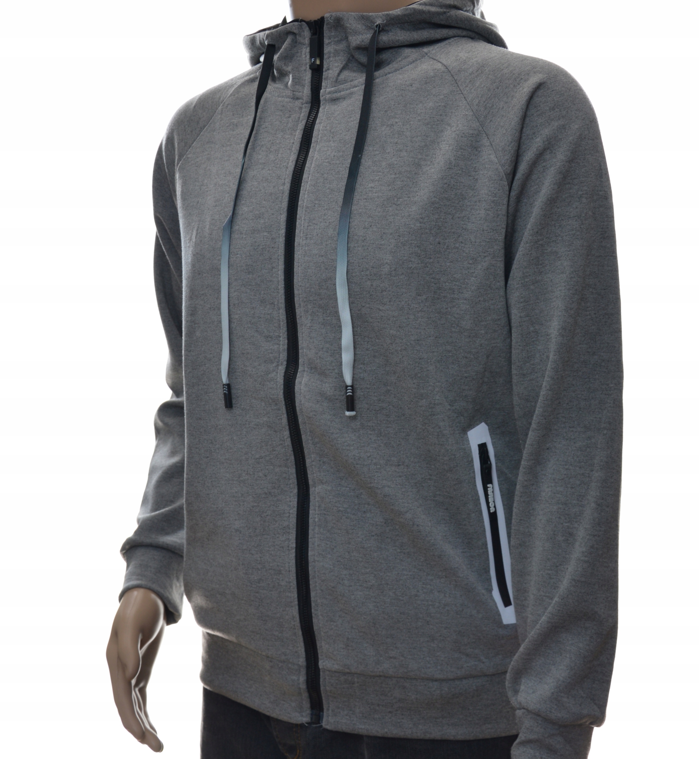 

Klasyczna bluza męska rozpinana z kapturem XL/XXL