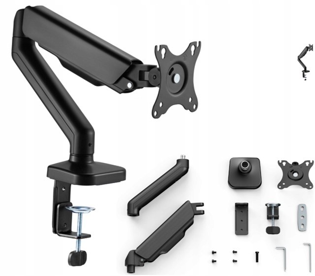 Držák háku na stůl stojan na monitor a rameno pro monitor Hannspree 22 palců