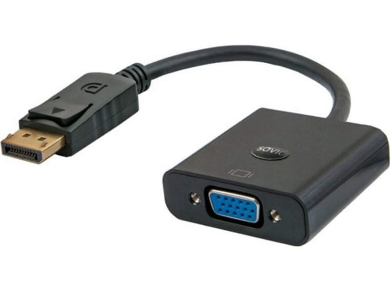 Adapter DisplayPort - VGA SAVIO 0.2 m