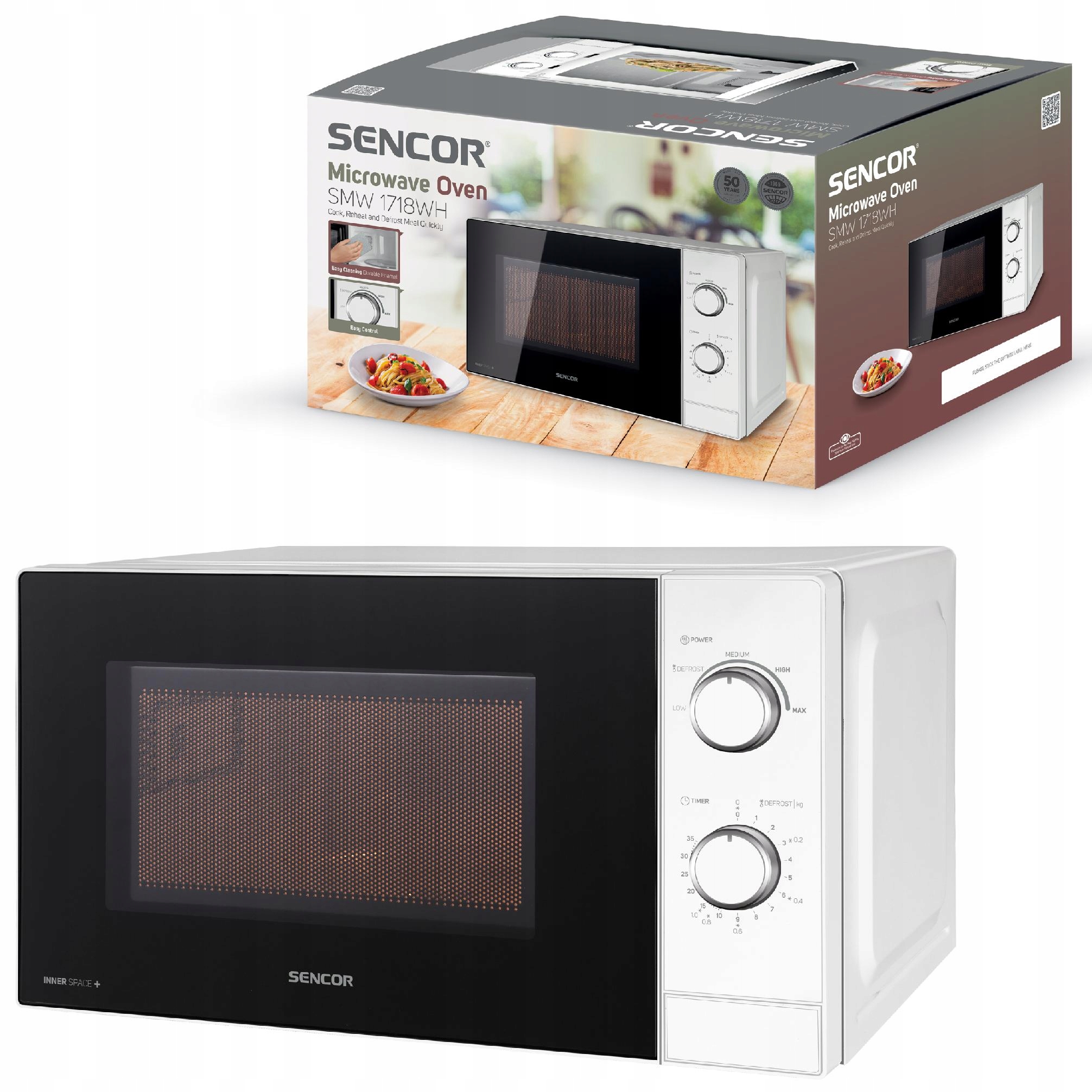 Kuchenka Mikroflaowa Sencor Smw 1718WH Biała