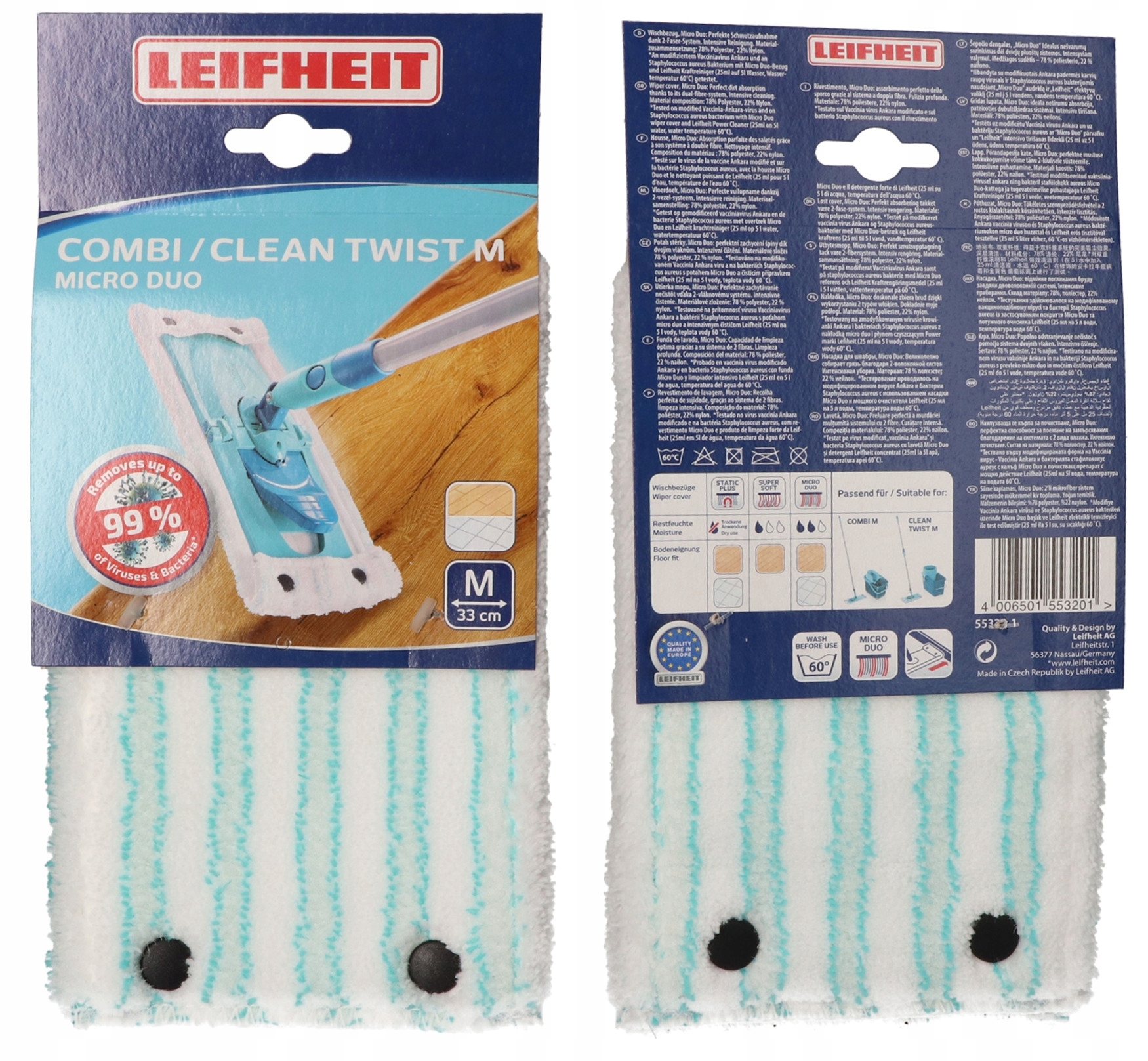

Wkład Do Mopa Leifheit Clean Twist M Micro Duo
