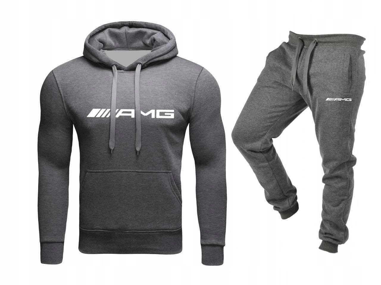 Teplákovka Tepláková Souprava Amg šedá XL