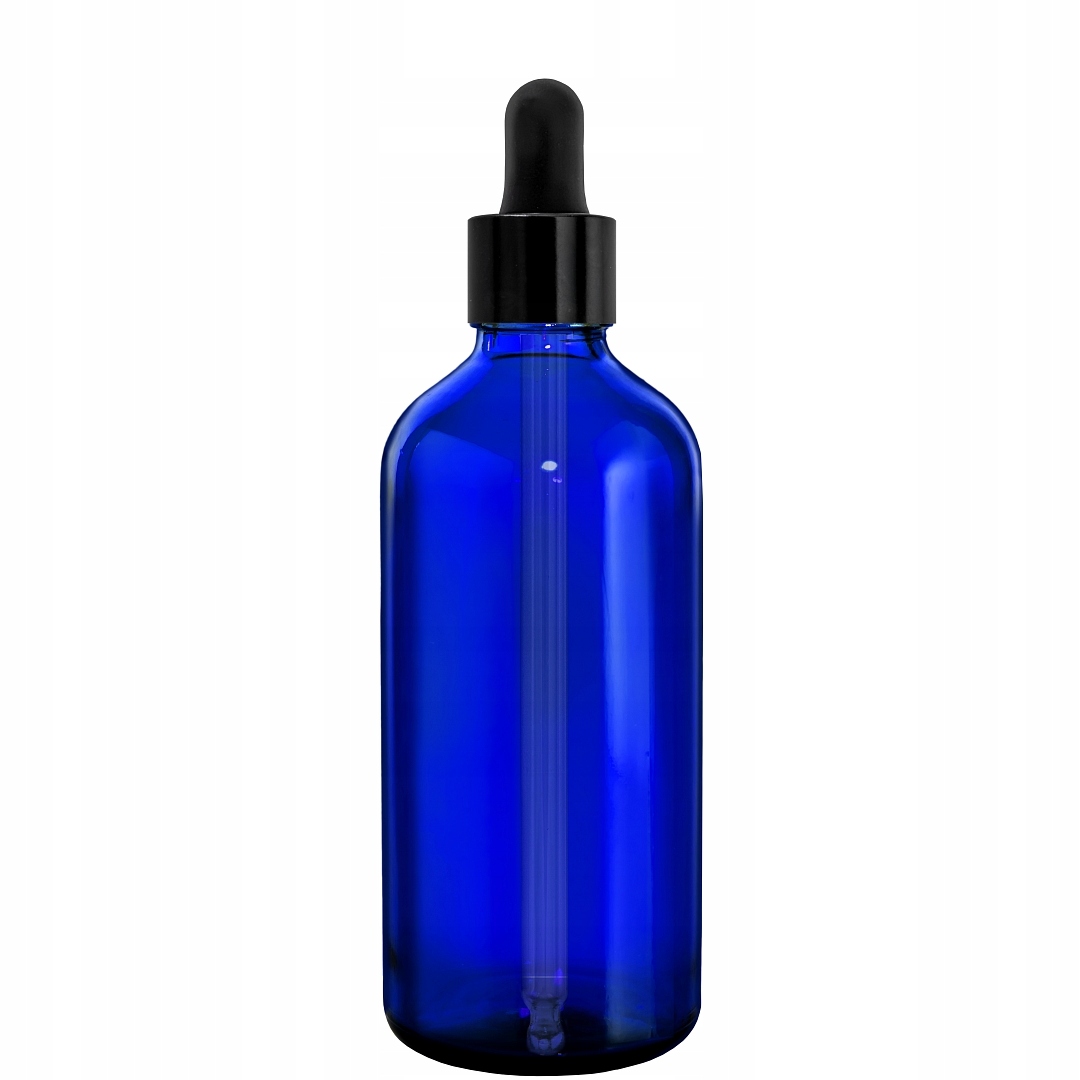 

Pipeta Butelka Szklana 100ml kroplomierz Niebieska