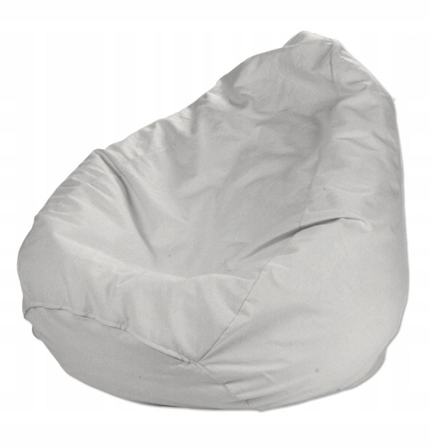 Obal na sedací vak Ø50 x 85 cm krémově bílý