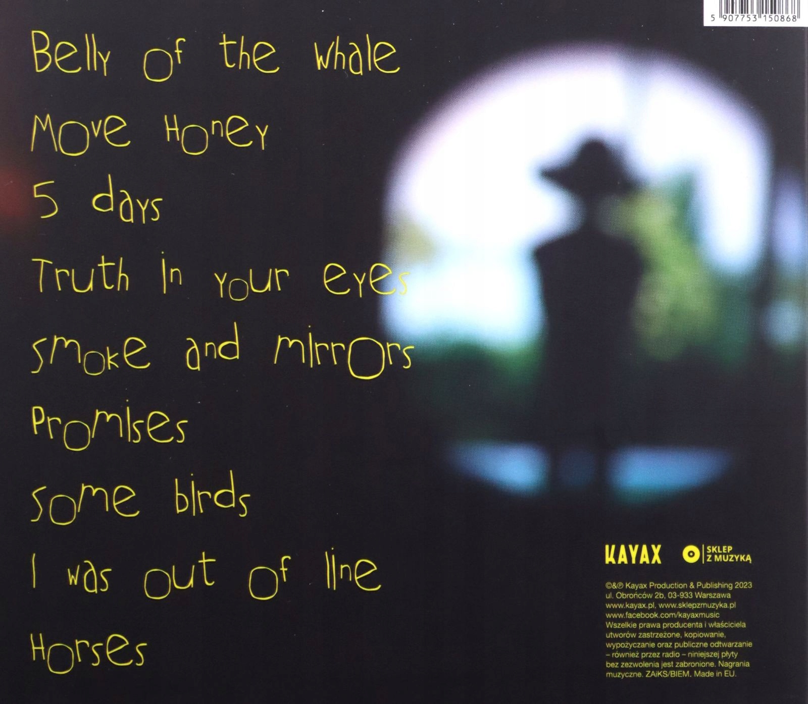 SMOLIK/KEV FOX: BELLY OF THE WHALE (CD) Stan opakowania oryginalne