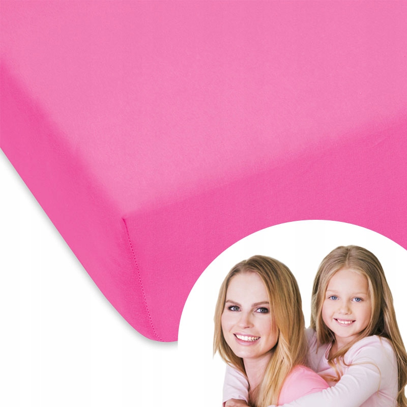 

Prześcieradło Różowe Z Gumką Grube Wymiar 200/220