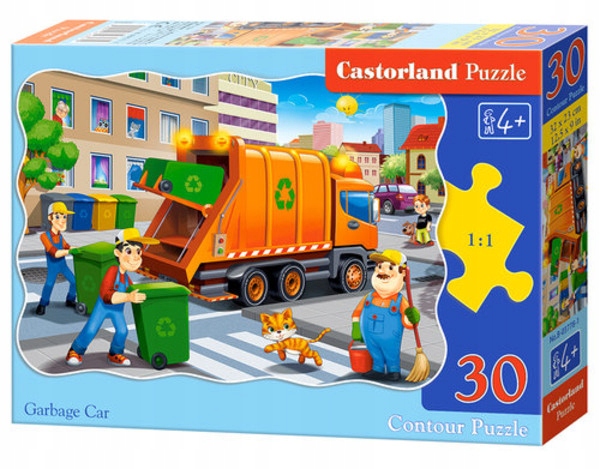 

Puzzle Śmieciarka 30 elementów
