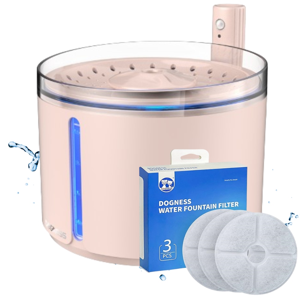 Levně Fontána Napáječka pro kočky psa bezdrátový senzor 2,2 l Dogness filtry