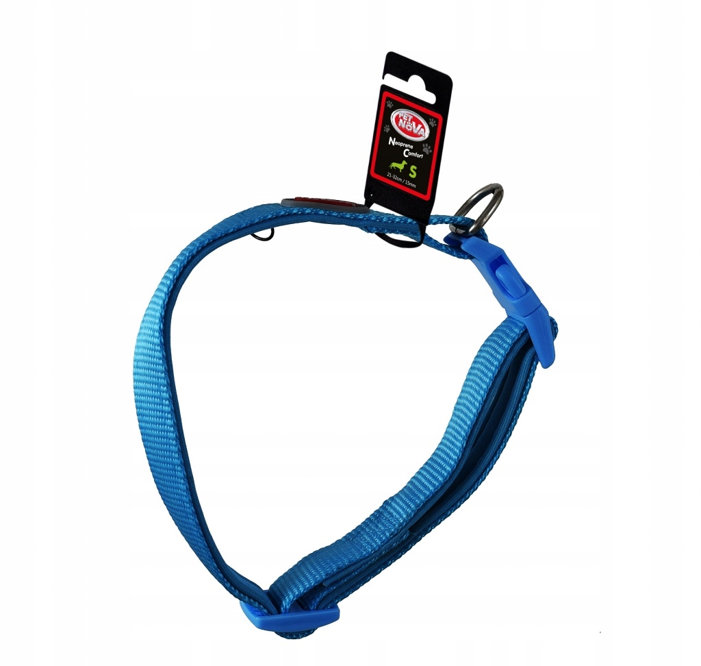 

Pet Nova Regulowana Obroża nylon Comfort S Błękit