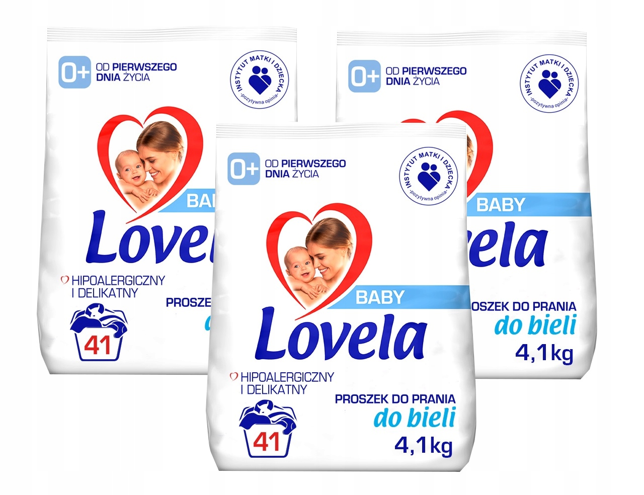 

Lovela Proszek Baby 3x4,1 kg/123 prań Biel
