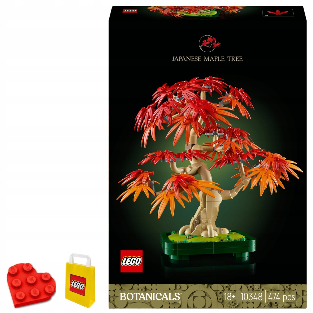 Lego Botanicals 10348 Bonsai – japonský červený javor