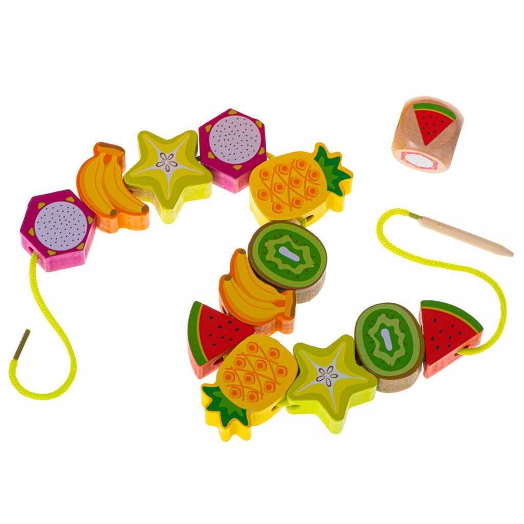 Układanka gra balansujący jeż owoce nawlekanie Kod producenta KX5138