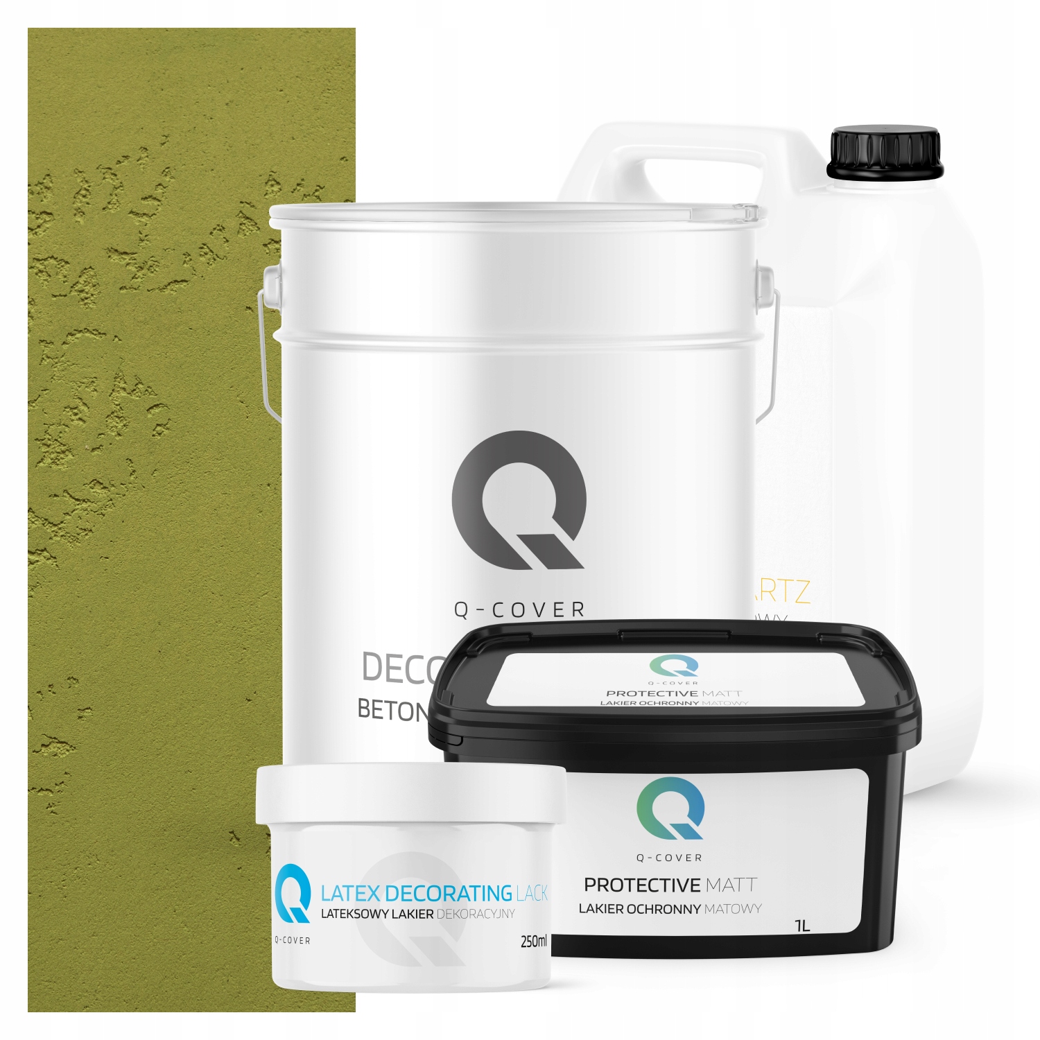 Architektonický Venkovní Beton Hráškový Set H2437 Na 10 m2