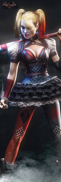 Batman Arkham Knight Harley Quinn plakat 53x158