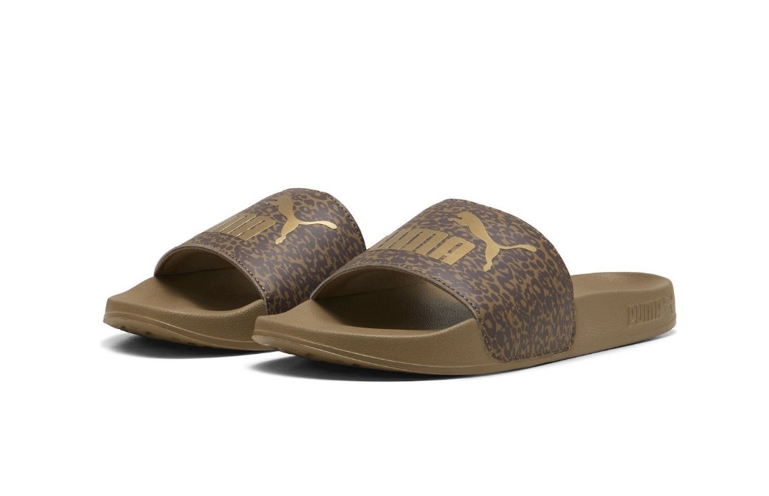 Nazouváky Puma Hnědé Sportovní Panterka Na Pláž Lehké 408206 02 vel. 42