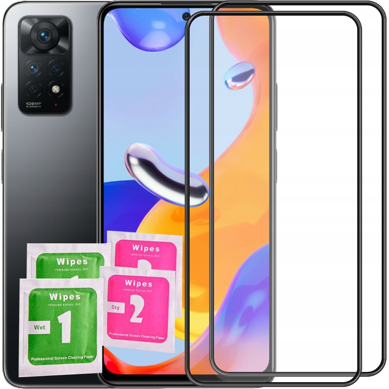 

2x Szkło 5D Cały Ekran Pełne na Redmi Note 11 Pro