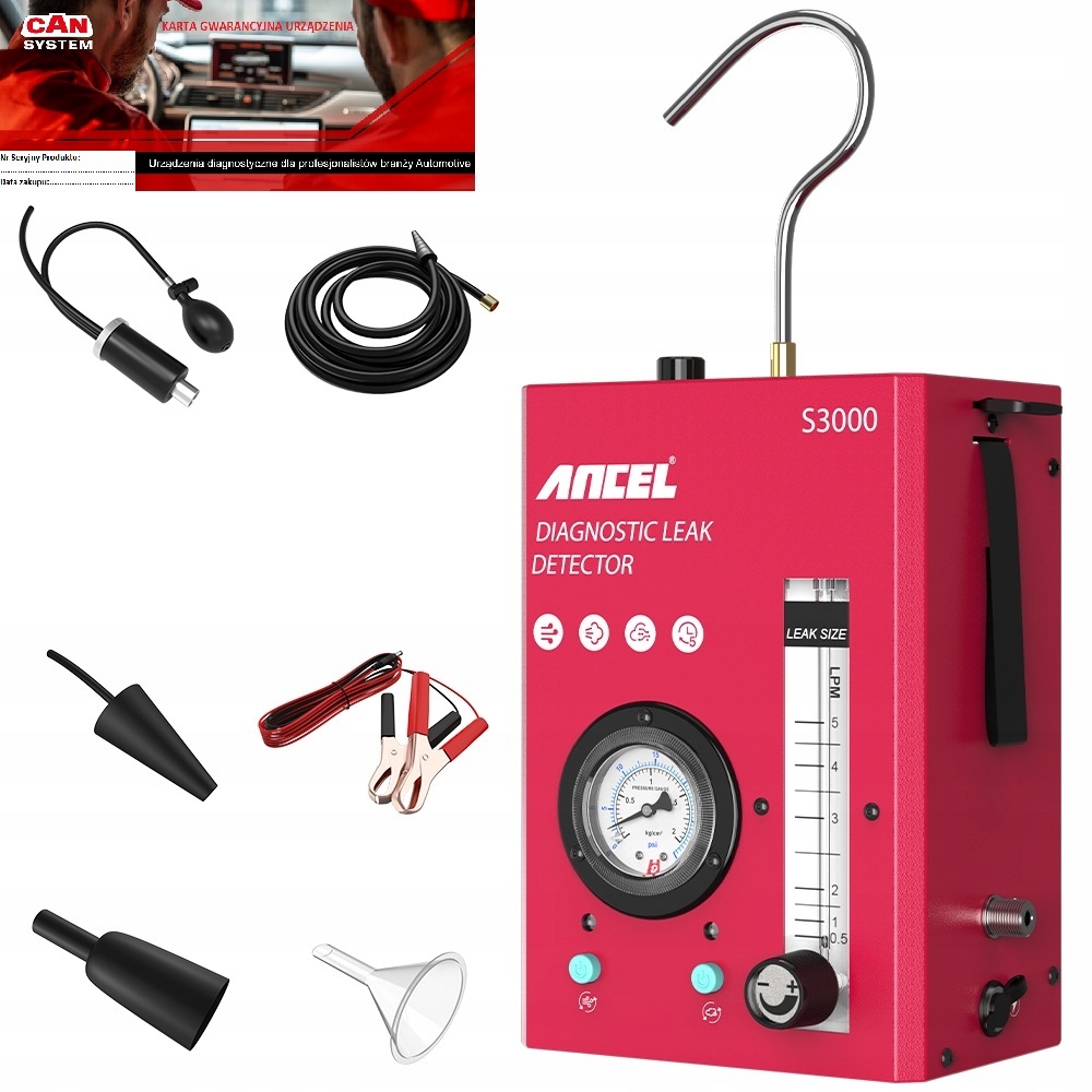 ANCEL S3000 GENERATOR DYMU TESTER SZCZELNOŚCI Dealer POLSKA