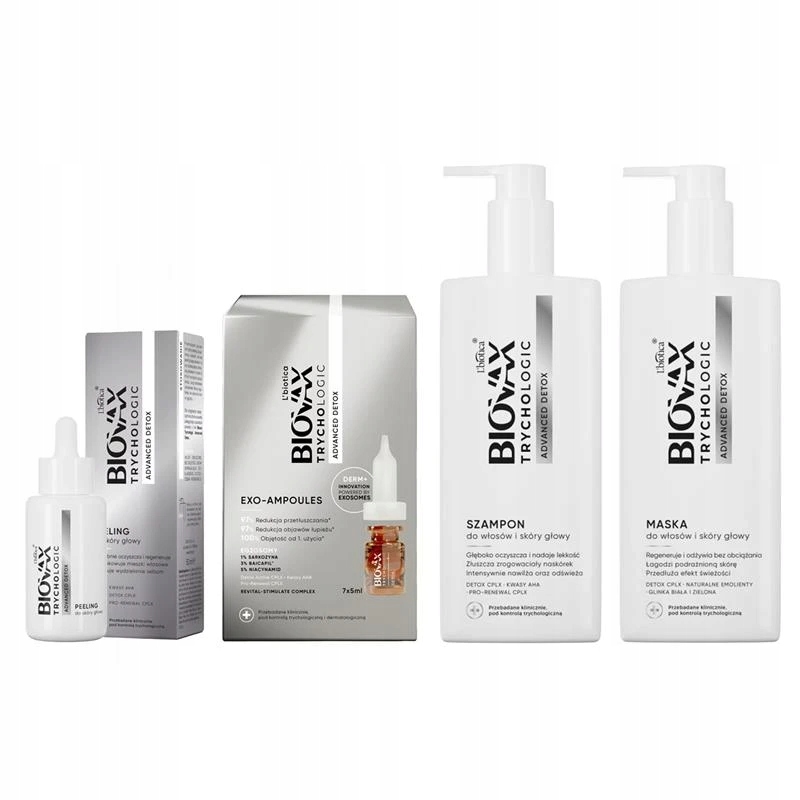Zestaw Biovax Trychologic Advanced Detox