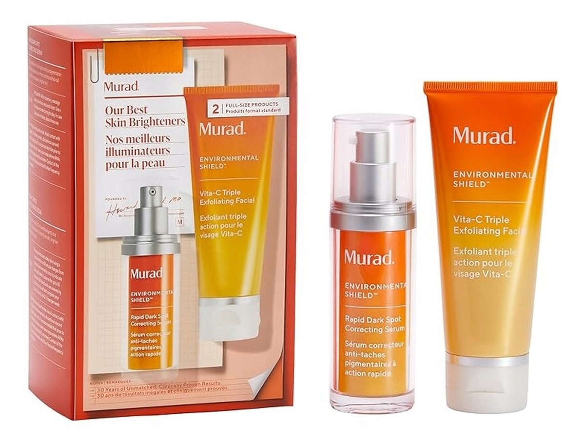 Murad Our Best Skin Brighteners sada redukčních sér 30 ml peeling 80 ml