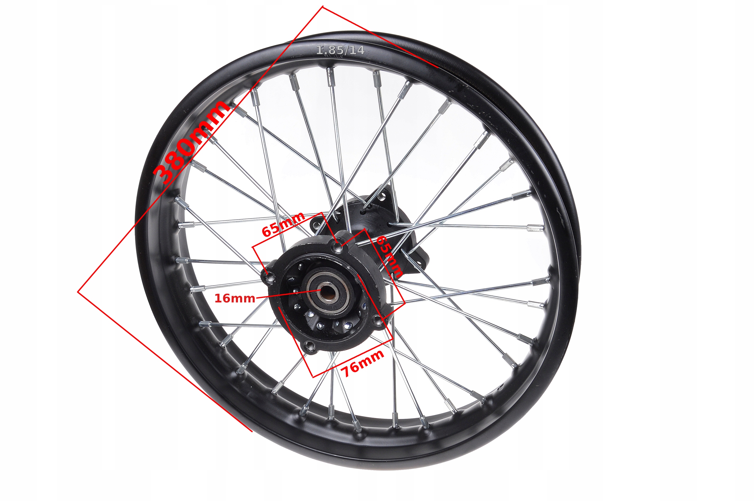 ОБОД ЗАДНЕГО КОЛЕСА КРЕСТ 110 125 1,85 / 14 
