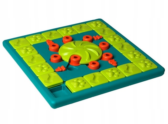 Čichová vzdělávací hra pro psa hlavolam na pamlsky Multipuzzle Úroveň 4