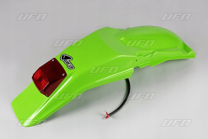 Ufo Zadný Blatník Kawasaki Kdx 200 95-18 S Lampou, Farba Zelená