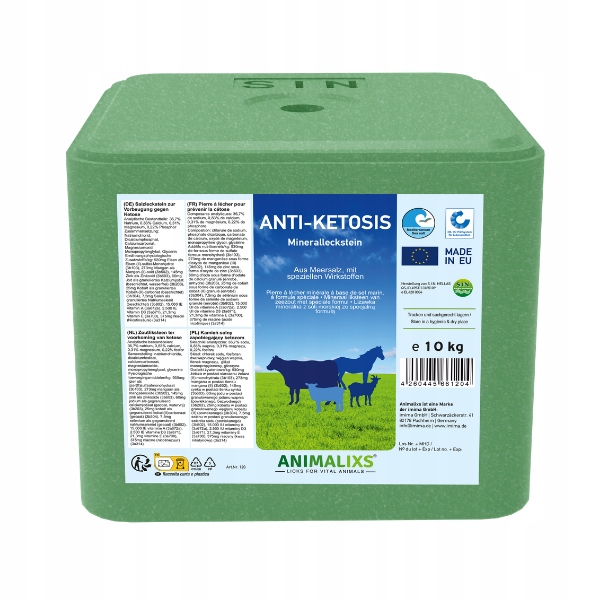 Lizawka Na Ketozę dla krów owiec kóz Witaminy Minerały Anti-ketosis 10kg