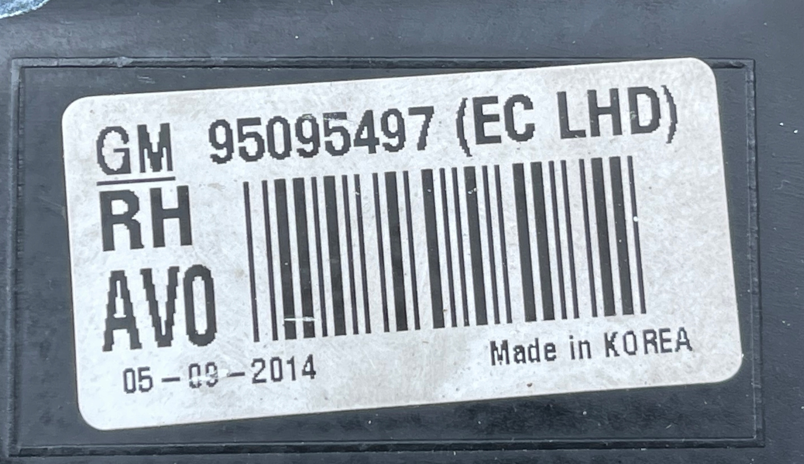 OPEL MOKKA A and 2012 - light right front 95095497