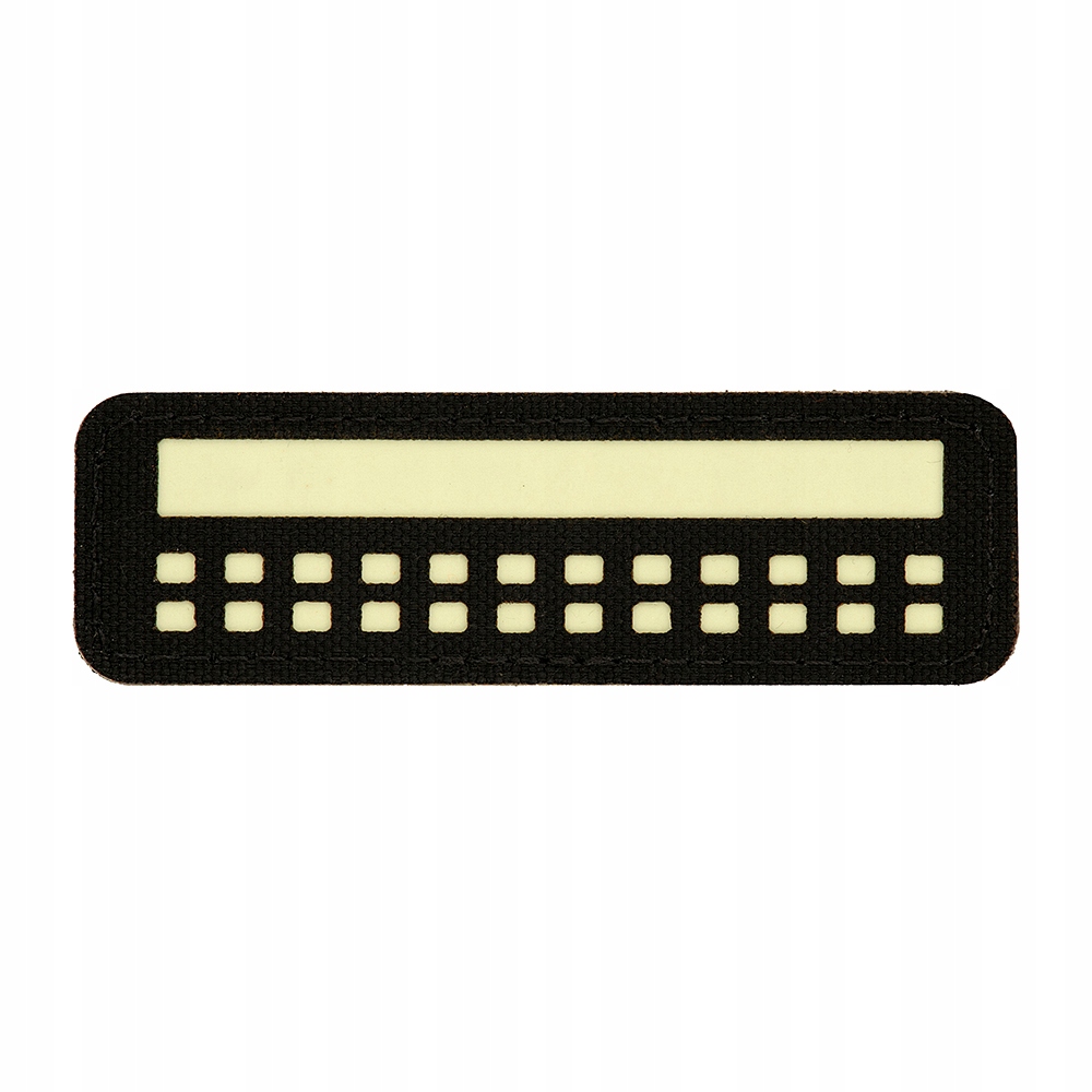 M-Tac Naszywka Rzep Pvc Wojskowa Flaga 25x80(min.kw) Black/GID