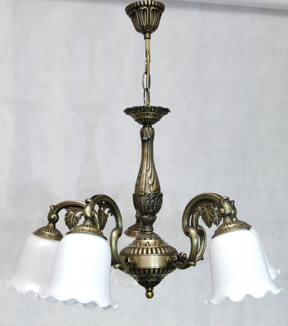 Lustro klasická patina, klasická závesná lampa