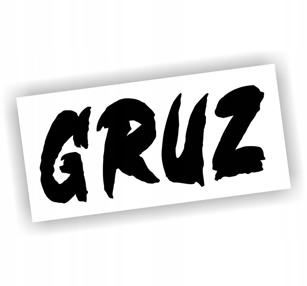 Naklejka Gruz kolor Czarny naklejki tuningowe śmieszne na samochód auto!