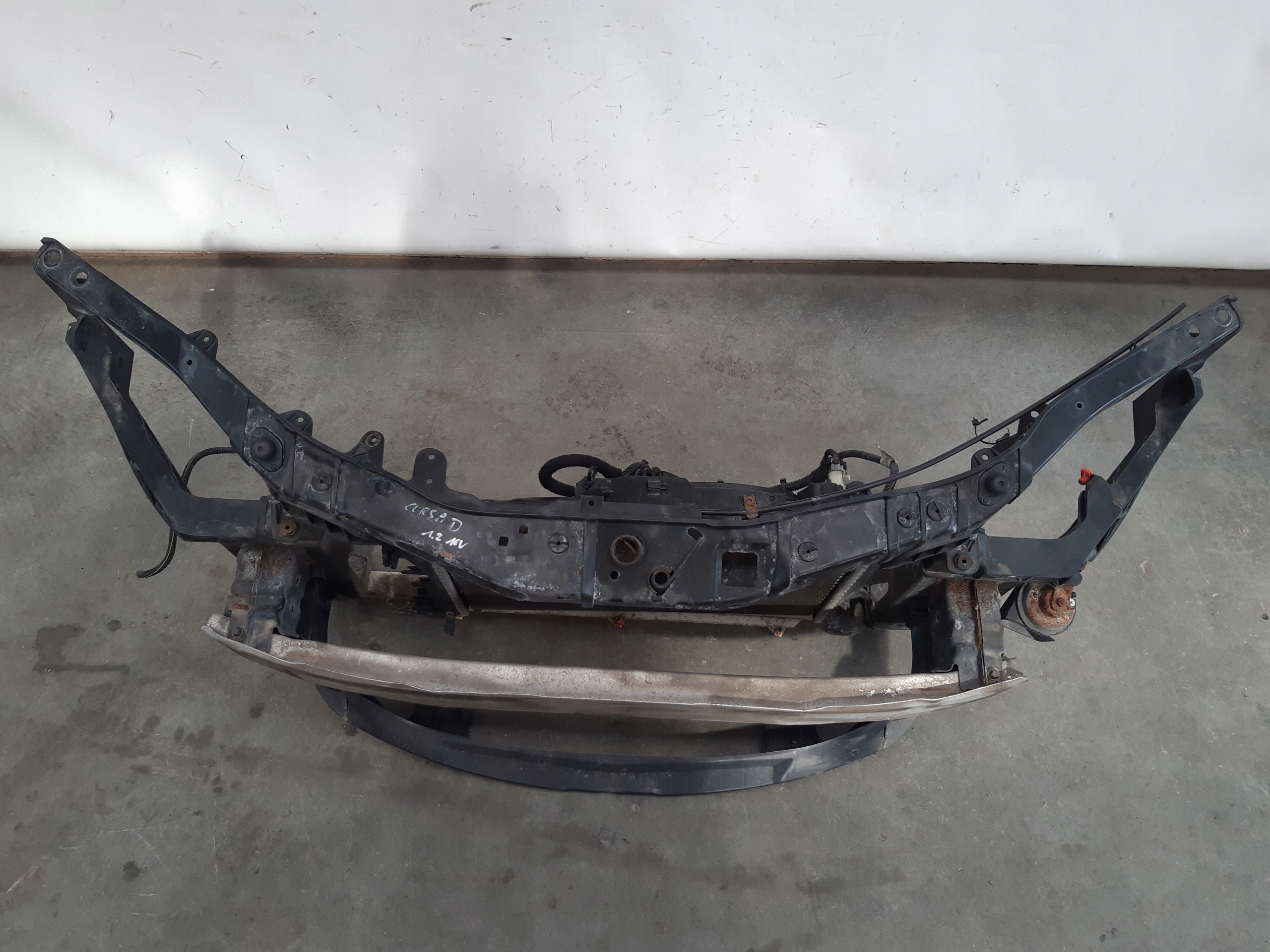 pillar iron support panel for radiators Opel Corsa D 1,2 16V